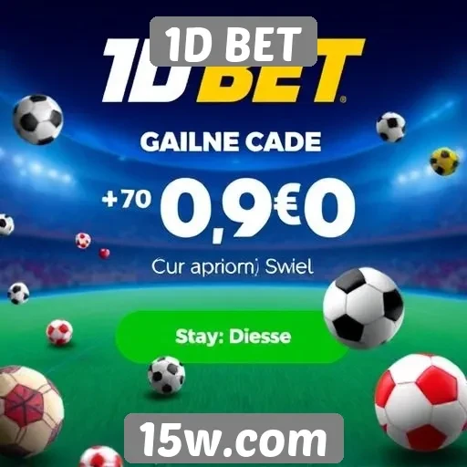 Ofertas promocionais disponíveis no 1D BET